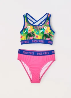 Bikini con stampa ragazza