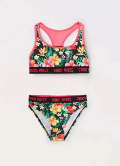 Bikini con stampa ragazza
