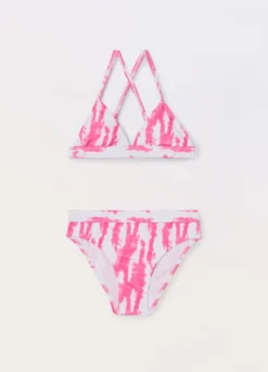 Bikini costume con stampa ragazza