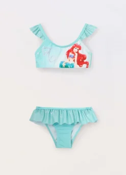 Bikini con rouches bambina