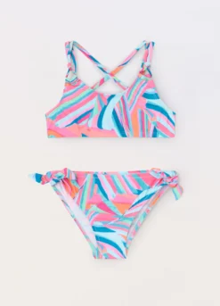 Bikini con stampa bambina