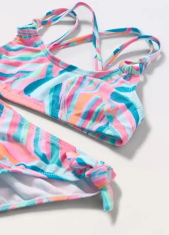 Bikini con stampa bambina