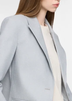 Blazer con collo reverse donna