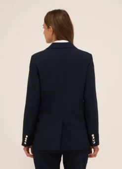 Blazer con collo reverse donna