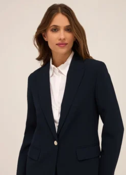Blazer con collo reverse donna