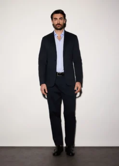 Blazer destrutturato in cotone stretch uomo