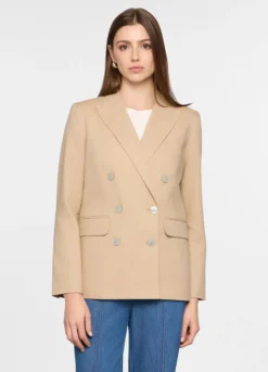 Blazer doppiopetto con collo revers donna