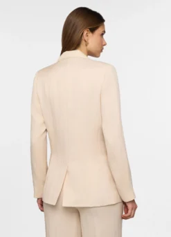 Blazer doppiopetto misto viscosa donna