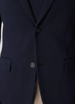 Blazer in piquet misto cotone uomo