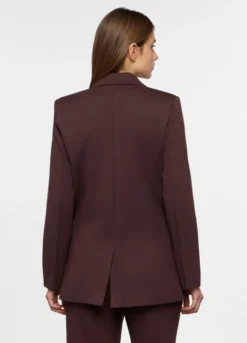 Blazer in punto Milano misto viscosa donna