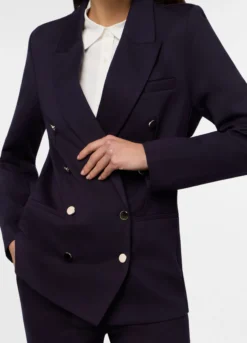 Blazer in punto Milano misto viscosa donna