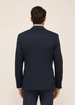 Blazer in tessuto stretch uomo