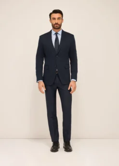 Blazer in tessuto stretch uomo
