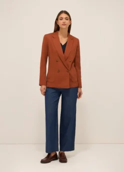 Blazer misto viscosa donna