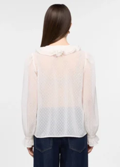 Blusa con scollo a V donna