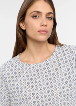 Blusa con stampa donna