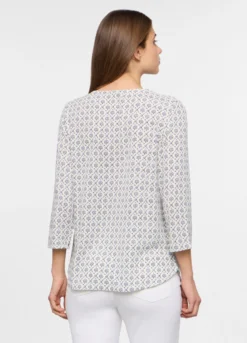 Blusa con stampa donna