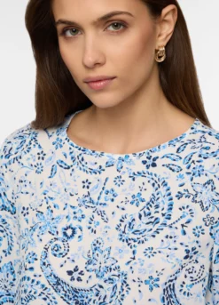 Blusa crepe regular fit donna