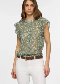Blusa floreale donna