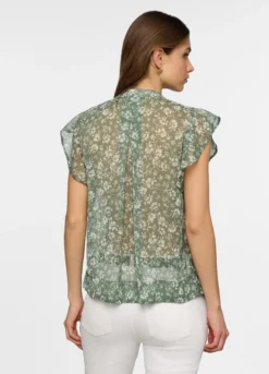 Blusa floreale donna