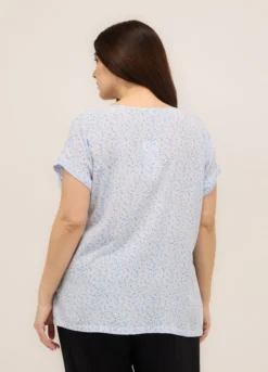 Blusa in pura viscosa donna curvy
