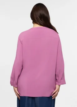 Blusa in pura viscosa donna curvy