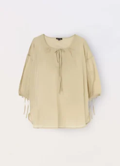 Blusa in puro cotone donna curvy