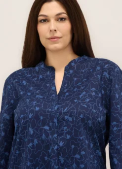 Blusa in puro cotone donna curvy