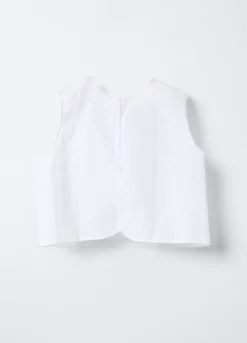 Blusa in puro cotone ricamata