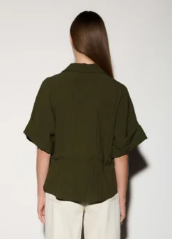 Blusa misto viscosa donna