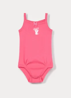 Body in costina di puro cotone neonata
