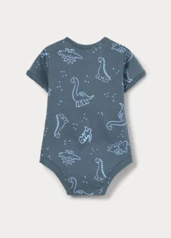Body in costina di puro cotone neonato