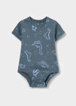 Body in costina di puro cotone neonato