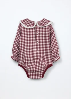 Body in flanella di puro cotone neonata