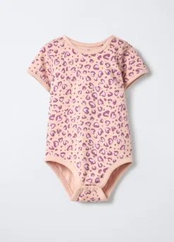 Body in interlock di puro cotone neonata