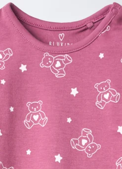 Body in interlock di puro cotone neonata