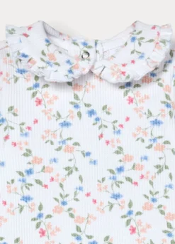 Body misto cotone in maglia neonata