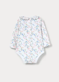 Body misto cotone in maglia neonata
