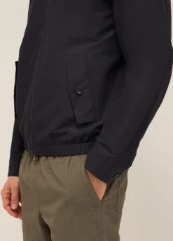 Bomber leggero in tessuto tecnico uomo