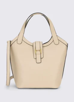 Borsa a secchiello in eco pelle donna