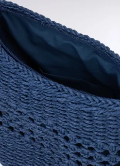Borsa crochet a tracolla donna
