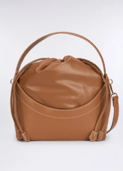 Borsa in eco pelle a secchiello donna