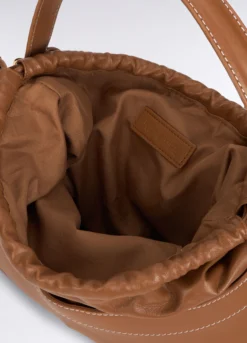 Borsa in eco pelle a secchiello donna