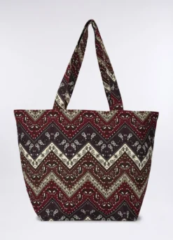 Borsa mare in puro cotone donna
