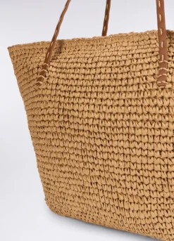 Borsa shopper in carta tessile donna