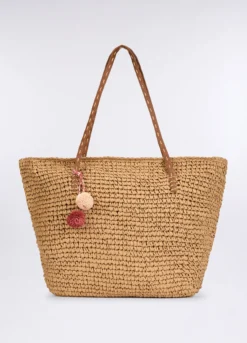 Borsa shopper in carta tessile donna