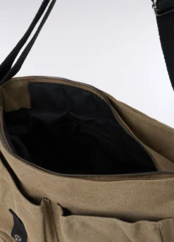 Borsa tracolla con doppia tasca uomo