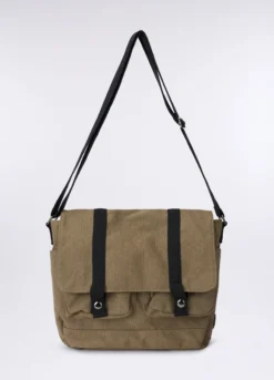 Borsa tracolla con doppia tasca uomo