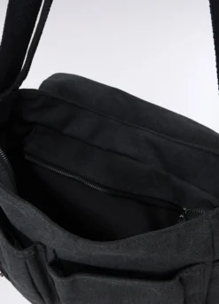 Borsa tracolla con doppia tasca uomo