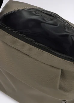 Borsello a tracolla con zip uomo